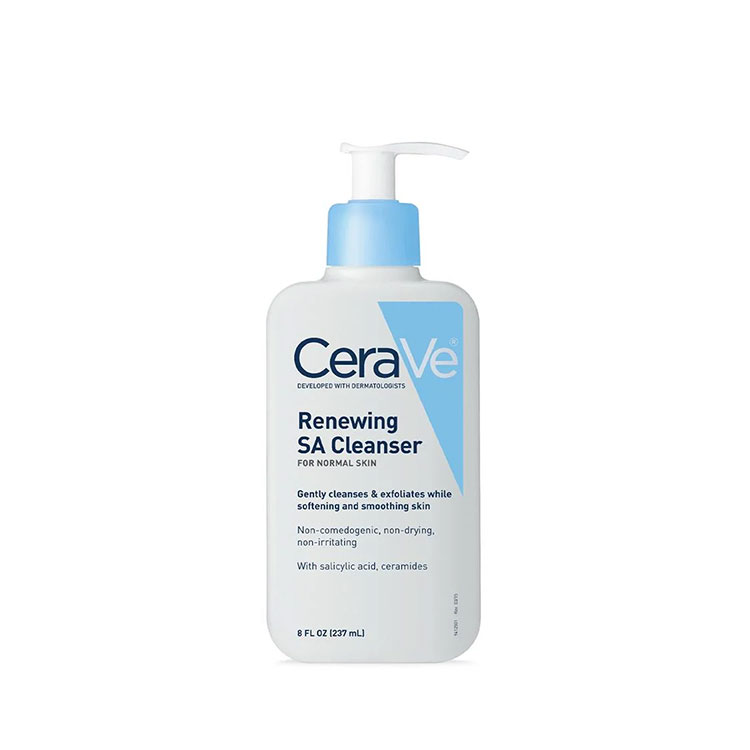 cerave-renewing-sa-cleanser-237ml ژل شوینده صورت CeraVe مدل Renewing SA حجم 237 میلی لیتر - Image 1