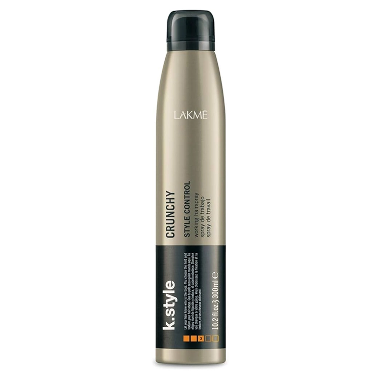 lakme-k-style-crunchy-working-spray-300ml اسپری مو Lakme مدل K.Style Crunchy حجم 300 میلی لیتر - Image 1