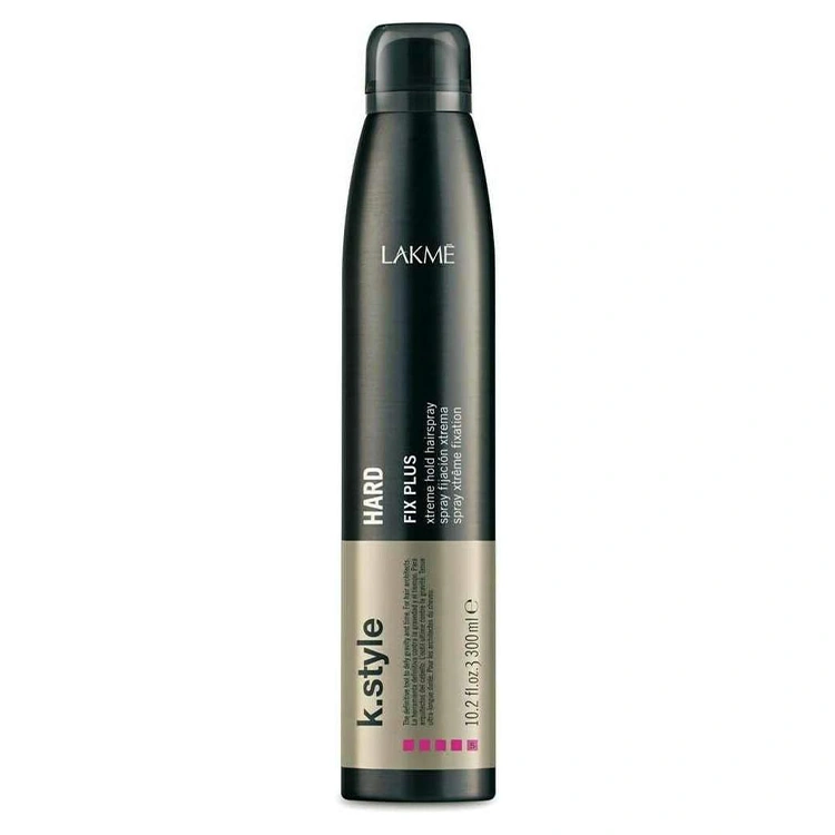 lakme-k-style-hard-fix-plus-xtreme-hair-spray-300ml اسپری مو Lakme مدل K.Style Hard حجم 300 میلی لیتر - Image 1