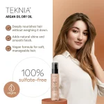 روغن مو Lakme مدل Teknia Argan Oil حجم 125 میلی لیتر - Image 6