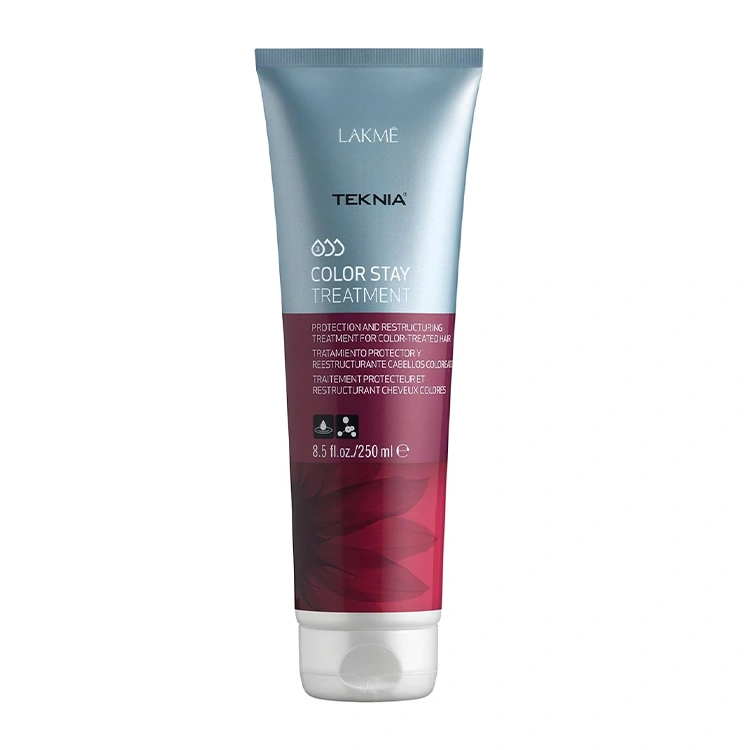 lakme-teknia-color-stay-treatment-250ml ماسک مو تیوپی Lakme مدل Teknia Color Stay حجم 250 میلی لیتر - Image 1
