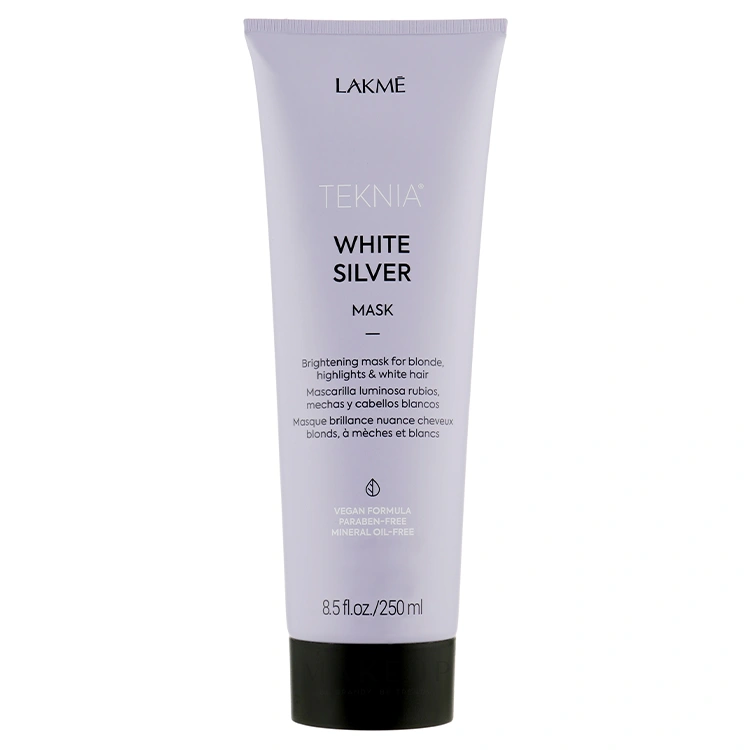 lakme-teknia-white-silver-hair-mask-250ml ماسک مو Lakme مدل Teknia White Silver حجم 250 میلی لیتر - Image 1