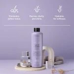 شامپو Lakme مدل Teknia White Silver حجم 1000 میلی لیتر - Image 2