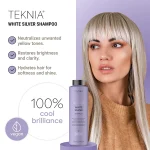 شامپو Lakme مدل Teknia White Silver حجم 1000 میلی لیتر - Image 5