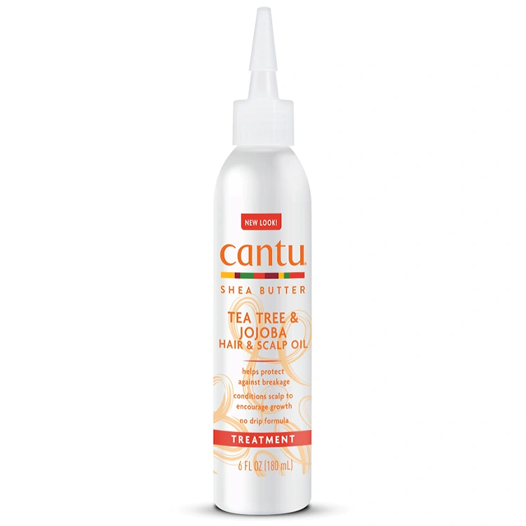 Cantu Tea Tree and Jojoba hair and scalp oil 180ml روغن مو Cantu مدل Tea Tree and Jojoba حجم 180 میلی لیتر - Image 1