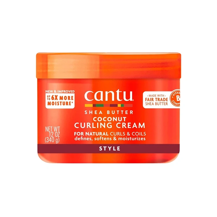 cantu-coconut-curling-cream-340ml کرم مو Cantu مدل Coconut Curling حجم 340 میلی لیتر - Image 1