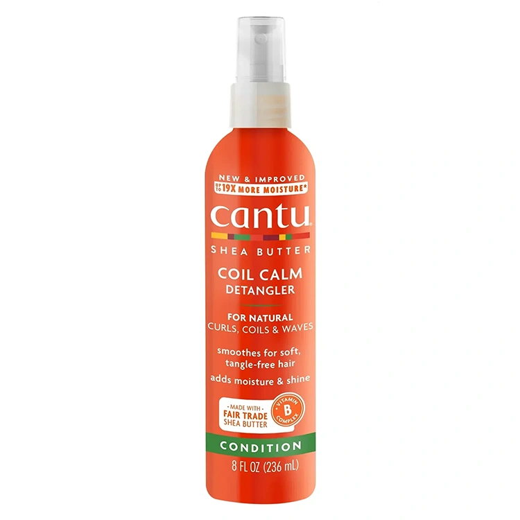 cantu-coil-calm-detangler-hair-spray-236ml اسپری مو Cantu مدل Coil Calm Detangler حجم 236 میلی لیتر - Image 1
