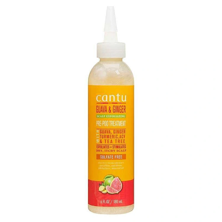 cantu-guava-and-ginger-scalp-exfoliating-180ml لایه بردار کف سر Cantu مدل Guava and Ginger حجم 180 میلی لیتر - Image 1