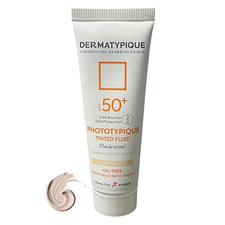 dermatypique-phototypique-tinted-fluid-for-combination-to-oily-skin-50ml کرم ضد آفتاب DERMATYPIQUE مدل Phototypique Tinted Fluid حجم 50 میلی لیتر - Image 1