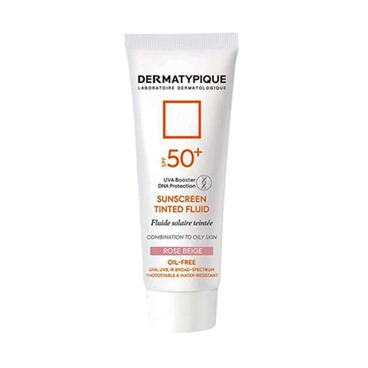 dermatypique-tinted-fluid-sunscreen-for-combination-to-oily-skin-50ml کرم ضد آفتاب DERMATYPIQUE مدل Tinted Fluid حجم 50 میلی لیتر - Image 1