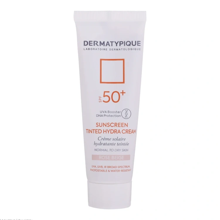 dermatypique-tinted-hydra-cream-sunscreen-for-normal-to-dry-skin-50ml کرم ضد آفتاب DERMATYPIQUE مدل Tinted Hydra حجم 50 میلی لیتر - Image 1