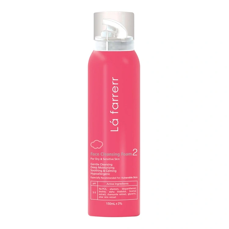 la-farrerr-02-face-cleansing-foam-for-oily-to-normal-skin-150ml فوم شوینده صورت L'a farrerr مدل 02 حجم 150 میلی لیتر - Image 1