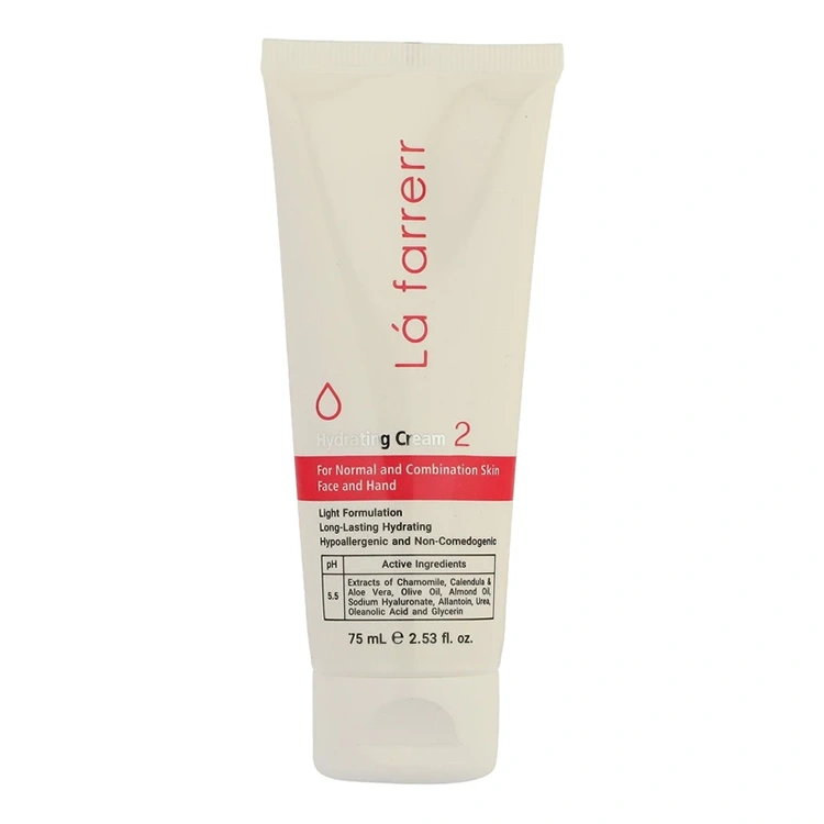 la-farrerr-hydrating-2-cream-for-normal-skin-face-and-hand-75ml کرم آبرسان L'a farrerr مدل Hydrating 2 حجم 75 میلی لیتر - Image 1