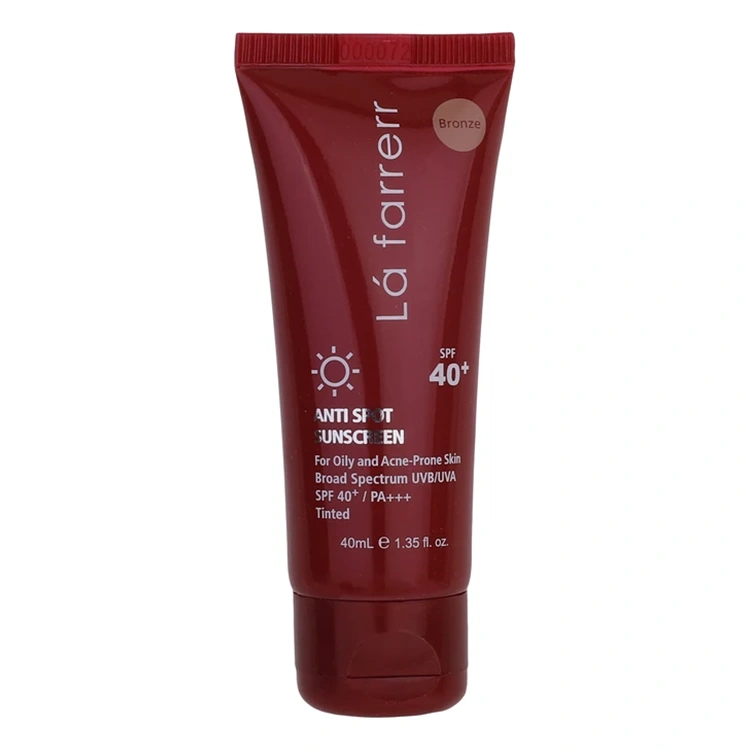 la-farrerr-tinted-anti-spot-sunscreen-for-oily-and-combination-skin-40ml کرم ضد آفتاب L'a farrerr مدل Anti Spot OILY حجم 40 میلی لیتر - Image 1