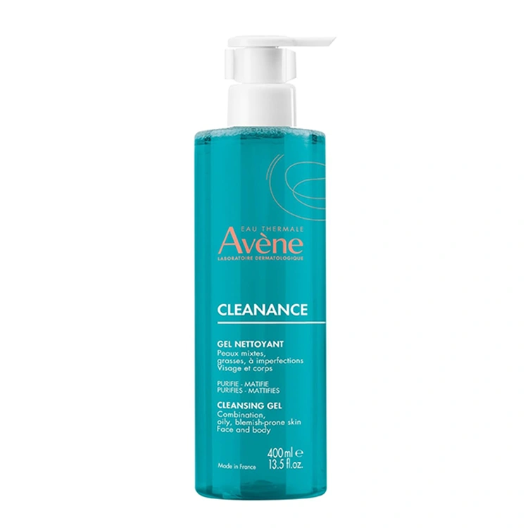 avene-cleanance-cleansing-gel-400ml ژل شوینده صورت Avene مدل Cleanance حجم 400 میلی لیتر - Image 1