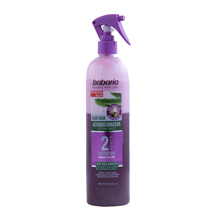 babaria-aloe-vera-2-phase-spray-500ml اسپری مو Babaria مدل Aloe Vera 2 Phase حجم 500 میلی لیتر - Image 1