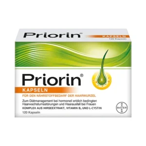 کپسول ضد ریزش مو Bayer Priorin ورق 30 عددی