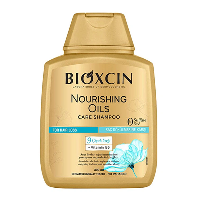 bioxcin-nourishing-oils-shampoo-300ml شامپو Bioxcin مدل Nourishing Oils حجم 300 میلی لیتر - Image 1