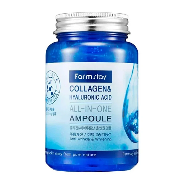 farm-stay-collagen-and-hyaluronic-acid-ampoule-250ml آمپول ضد چروک Farm Stay مدل Collagen and Hyaluronic Acid حجم 250 میلی لیتر - Image 1