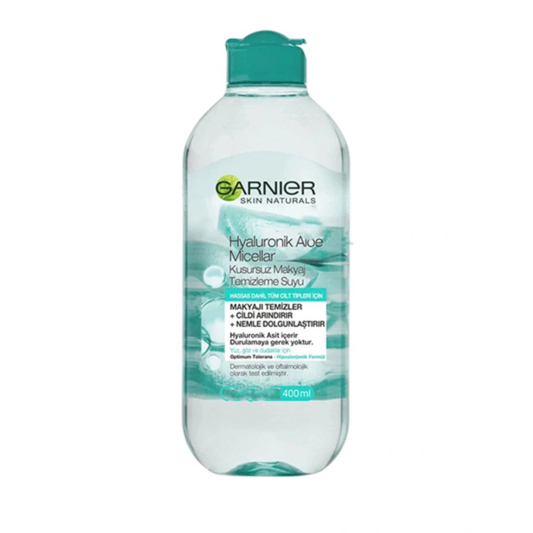garnier-hyaluronik-aloe-micellar-water-400ml میسلار واتر Garnier مدل Hyaluronik Aloe حجم 400 میلی لیتر - Image 1