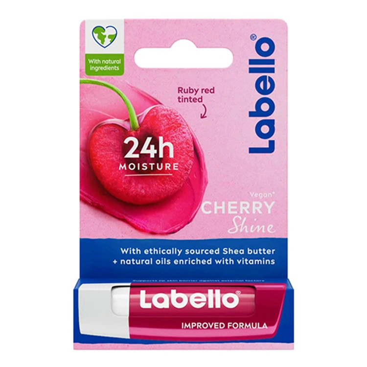 labello-cherry-shine-lip-balm بالم لب Labello مدل Cherry Shine - Image 1