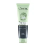 ژل شوینده صورت Loreal مدل Pure Clay Detox حجم 150 میلی لیتر