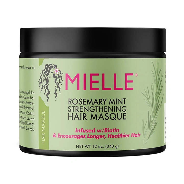 mielle-rosemary-mint-strengthening-hair-masque-340g ماسک مو Mielle مدل Rosemary Mint وزن 340 گرم - Image 1