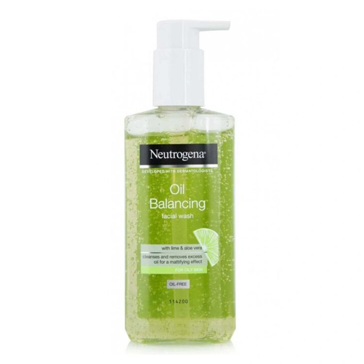 neutrogena-oil-balancing-facial-wash-200ml ژل شوینده صورت Neutrogena مدل Oil Balancing حجم 200 میلی لیتر - Image 1