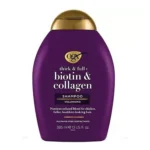 شامپو ogx مدل Biotin and Collagen حجم 385 میلی لیتر