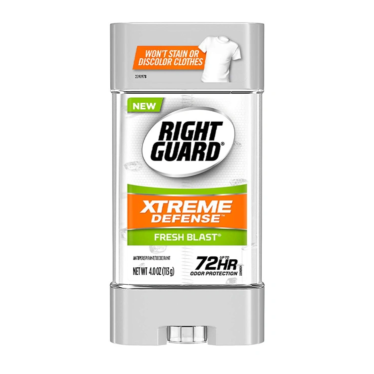 right-guard-xtreme-defense-fresh-blast-gel-113gr مام ضد تعریق Right Guard مدل Xtreme Defense Fresh Blast وزن 113 گرم - Image 1