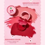 رژ گونه و لب Sheglam مدل Very Cherry - Image 2