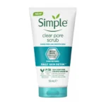 اسکراب بدن Simple مدل Clear Pore حجم 150 میلی لیتر