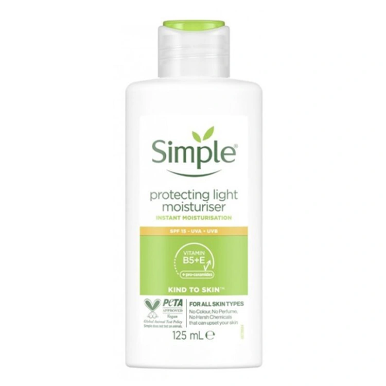 simple-protecting-light-moisturiser-125ml کرم مرطوب کننده Simple مدل Protecting Light حجم 125 میلی لیتر - Image 1