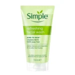 ژل شوینده صورت Simple مدل Refreshing حجم 150 میلی لیتر