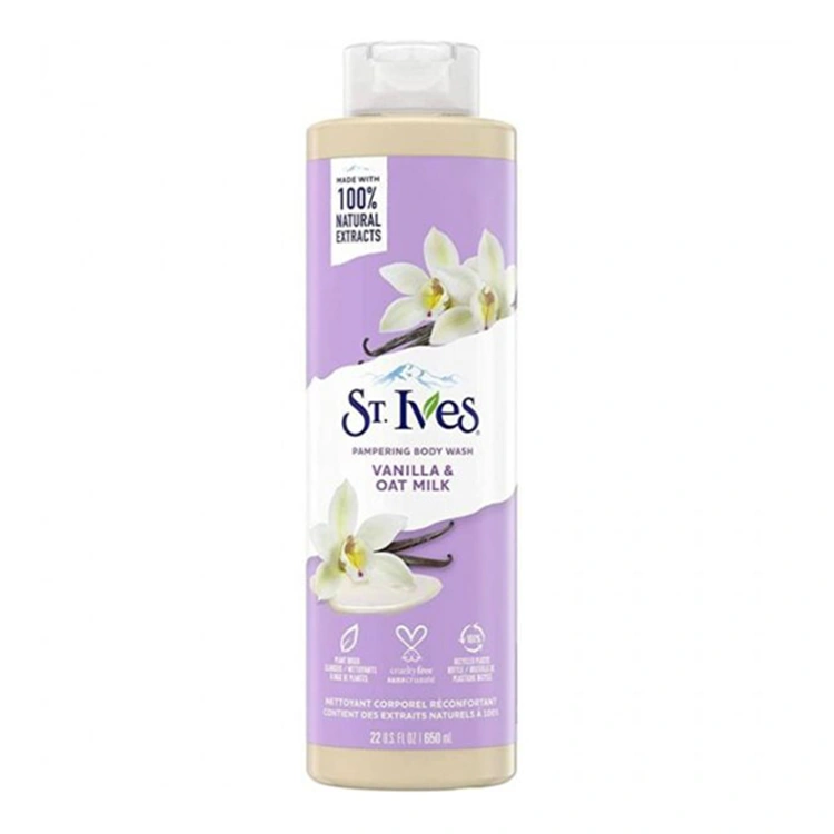 st-ives-vanila-and-oat-milk-body-wash-650ml شامپو بدن St Ives مدل Vanila and Oat Milk حجم 650 میلی لیتر - Image 1
