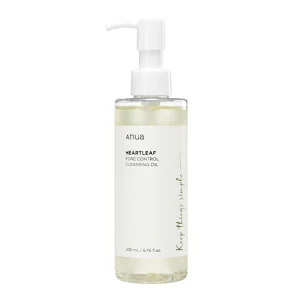 روغن شوینده صورت Anua مدل Heartleaf Pore Control حجم 200 میلی لیتر