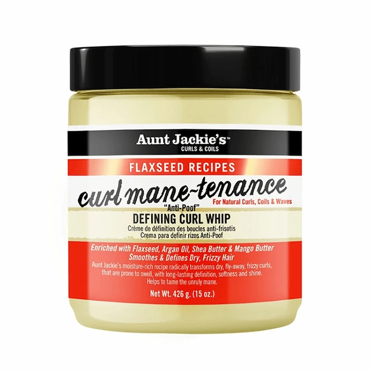 aunt-jackies-curl-mane-tenance-defining-curl-whip-426gr کرم مو Aunt Jackie's مدل Curl Mane Tenance وزن 426 گرم - Image 1