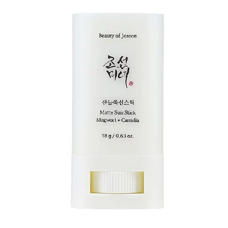 beauty-of-joseon-mugwort-plus-camelia-matte-sun-stick-18gr استیک ضد آفتاب Beauty Of Joseon مدل Mugwort Plus Camelia وزن 18 گرم - Image 1