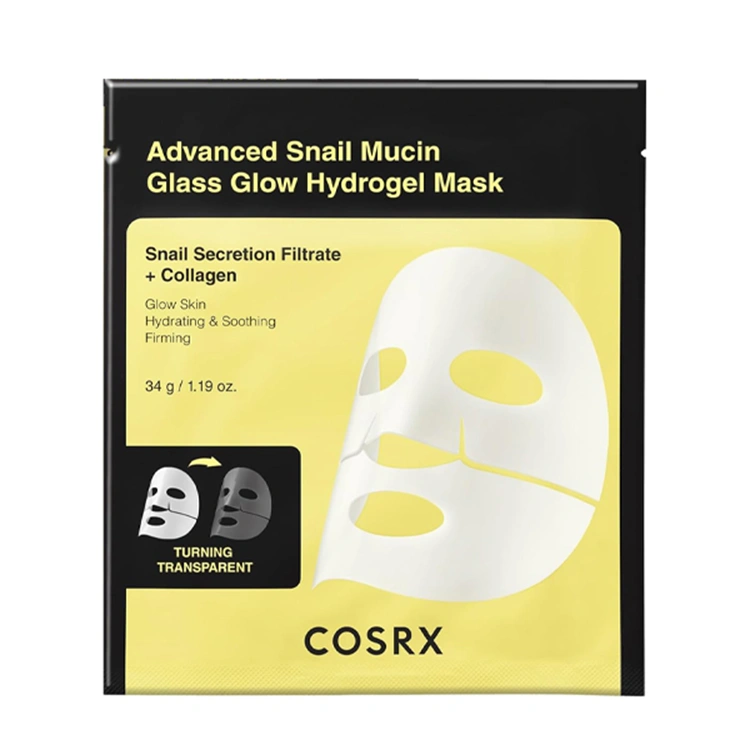 cosrx-advanced-snail-mucin-glass-glow-hydrogel-mask ماسک صورت COSRX مدل Advanced Snail Mucin - Image 1