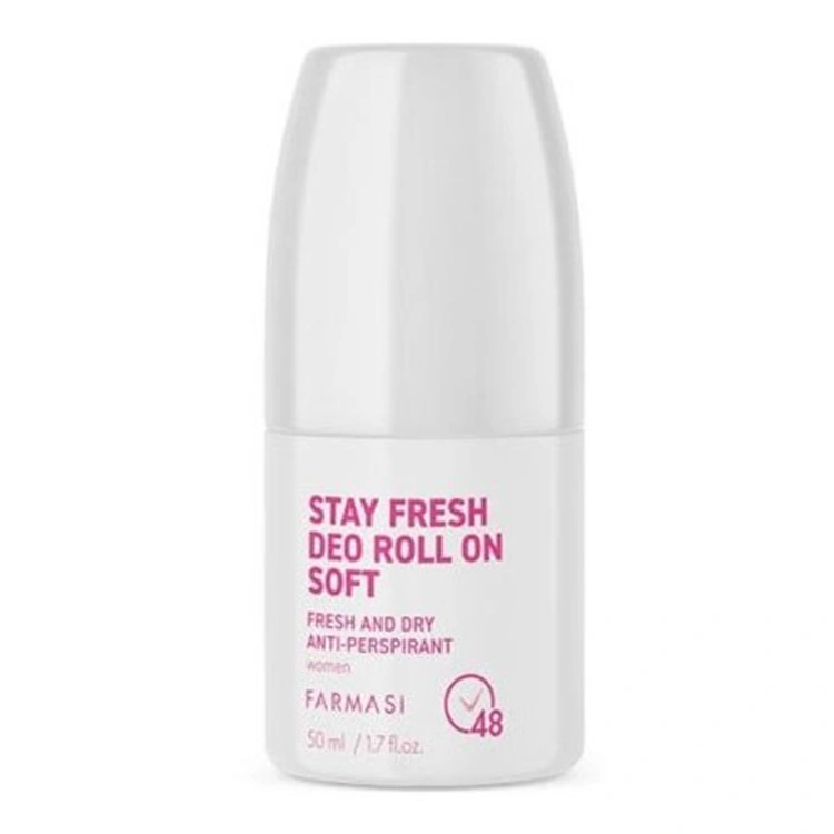 farmasi-stay-fresh-deo-roll-on-soft-fresh-and-dry-anti-perspirant-50ml مام ضد تعریق Farmasi مدل Stay Fresh Deo Roll On Soft حجم 50 میلی لیتر - Image 1