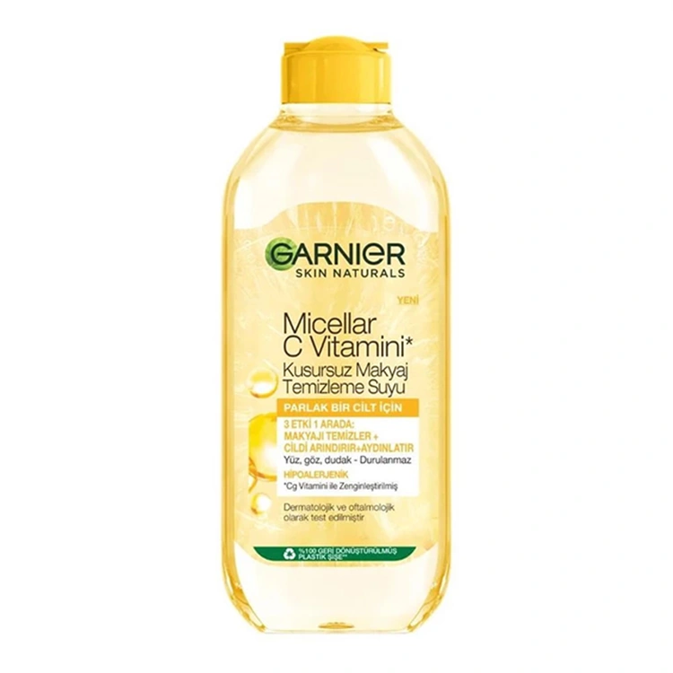 garnier-vitamin-c-micellar-water-400ml میسلار واتر Garnier مدل Vitamin C حجم 400 میلی لیتر - Image 1