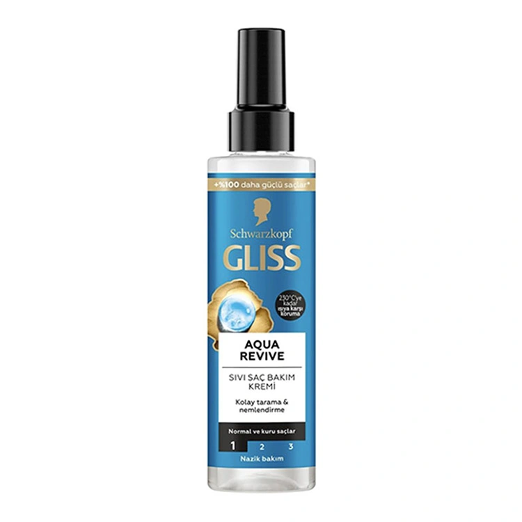 gliss-aqua-revive-hair-spray-200ml اسپری مو GLISS مدل Aqua Revive حجم 200 میلی لیتر - Image 1