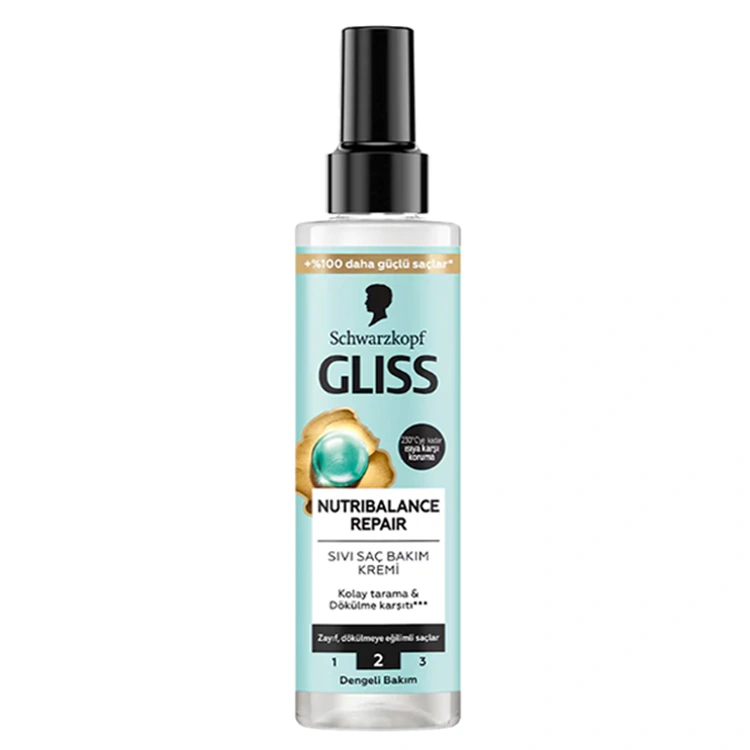 gliss-nutribalance-repair-hair-spray-200ml اسپری مو GLISS مدل Nutribalance Repair حجم 200 میلی لیتر - Image 1