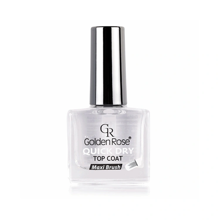 golden-rose-quick-dry-maxi-brush-top-coat-10ml تاپ کات Golden Rose مدل Quick Dry Maxi Brush حجم 10 میلی لیتر - Image 1