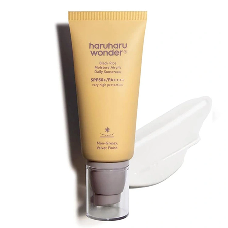 haruharu-wonder-black-rice-moisture-airyfit-daily-sunscreen-50ml کرم ضد آفتاب Haruharu Wonder مدل Black Rice حجم 50 میلی لیتر - Image 1