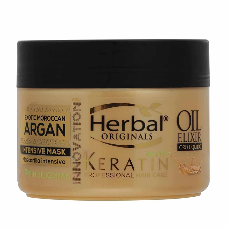 herbal-exotic-moroccan-argan-hair-mask-300ml ماسک مو Herbal مدل Exotic Moroccan Argan حجم 300 میلی لیتر - Image 1