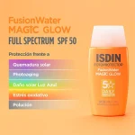 کرم ضد آفتاب ISDIN مدل Fusion Water Magic Glow حجم 50 میلی لیتر - Image 5