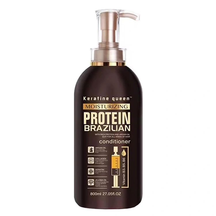 keratine-queen-moisturizing-protein-brazilian-shampoo-800ml شامپو Keratine Queen مدل Protein Brazilian حجم 800 میلی لیتر - Image 1