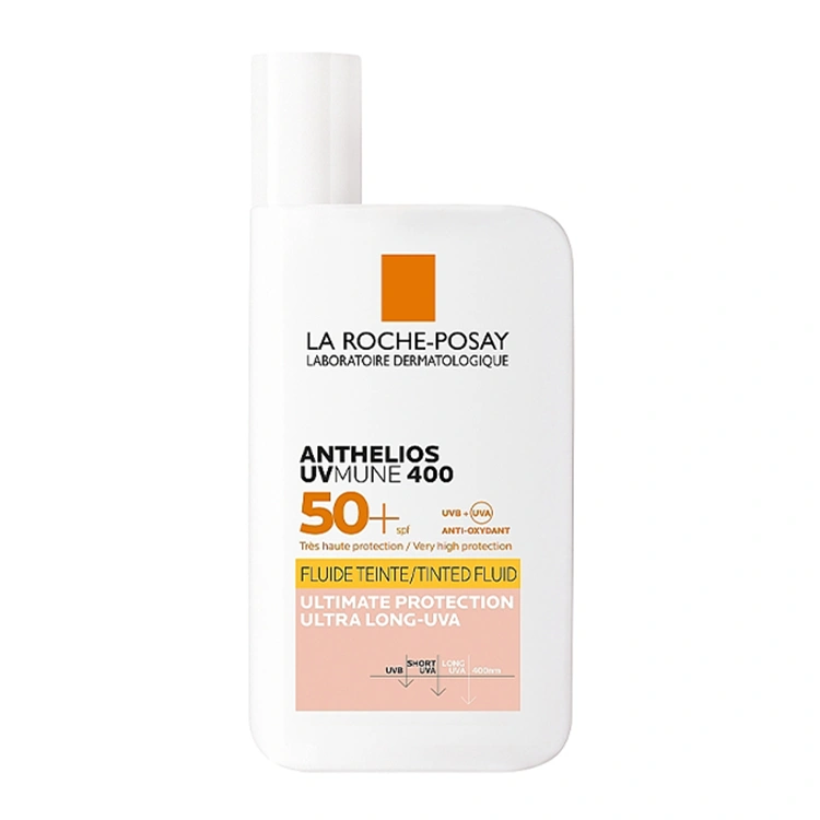 la-roche-posay-anthelios-uvmune-400-400tinted-fluid-50ml کرم ضد آفتاب La Roche Posay مدل Anthelios UVMune 400Tinted Fluid حجم 50 میلی لیتر - Image 1
