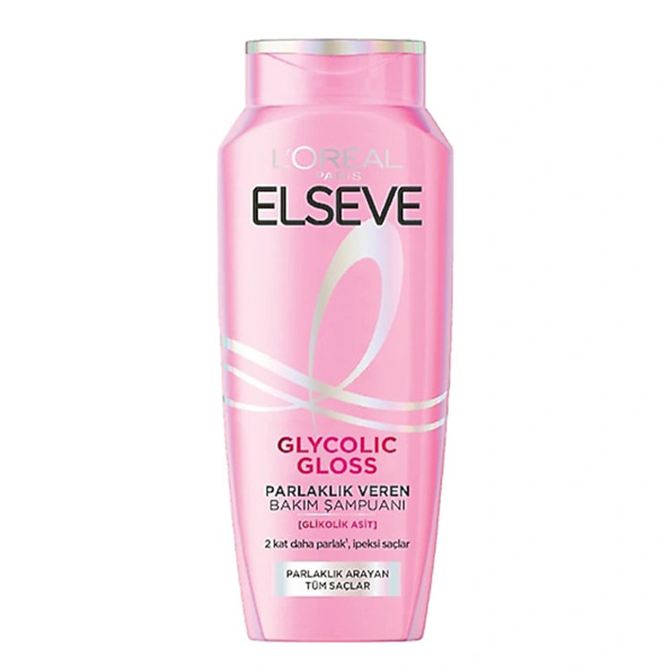 loreal-elseve-glycolic-gloss-shampoo-300ml شامپو Loreal مدل Elseve Glycolic Gloss حجم 300 میلی لیتر - Image 1